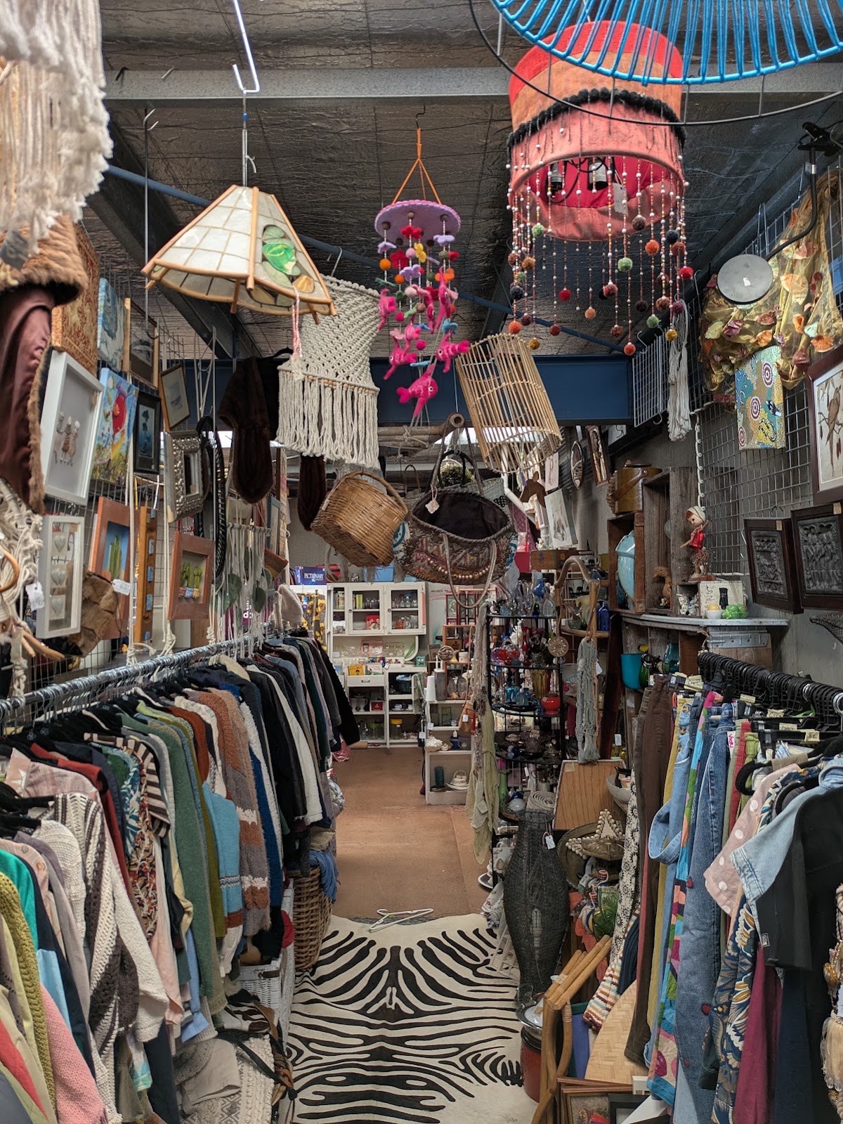 The Wonthaggi Market interior filled with vintage goods and antiques